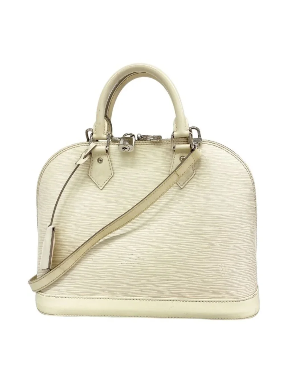 Louis Vuitton Handbag Epi Alma PM Ivoire 2-Way Bag